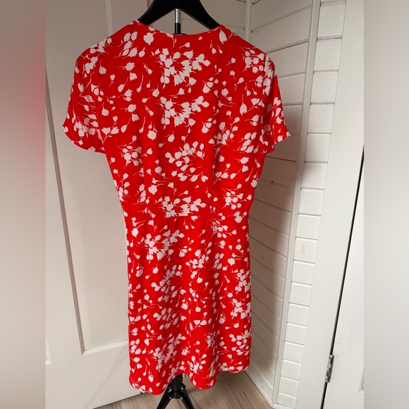 J. Crew Red and White Floral Mini Dress - Picture 2 of 5